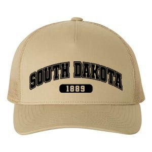 South Dakota Collegiate Style 1889 Yupoong Adult 5-Panel Trucker Hat