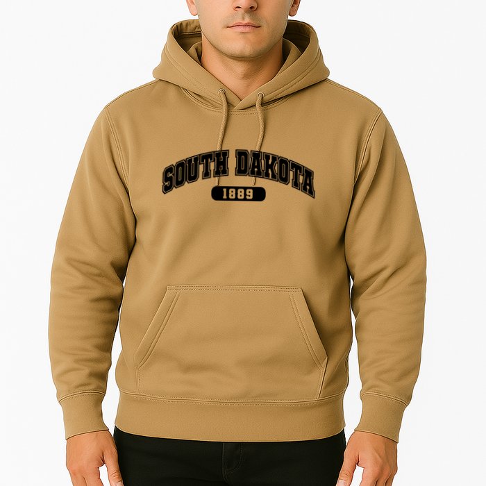 South Dakota Collegiate Style 1889 Hoodie