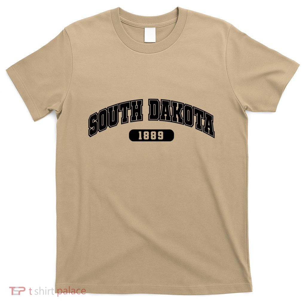 South Dakota Collegiate Style 1889 T-Shirt