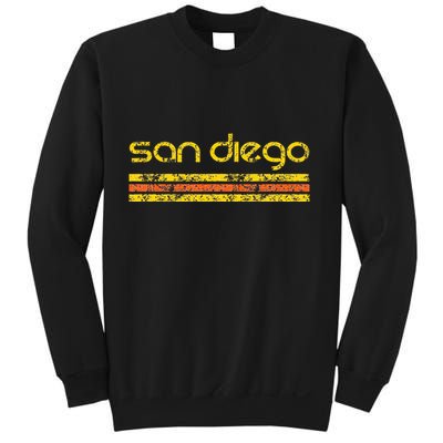San Diego California Retro Vintage Weathered Sweatshirt
