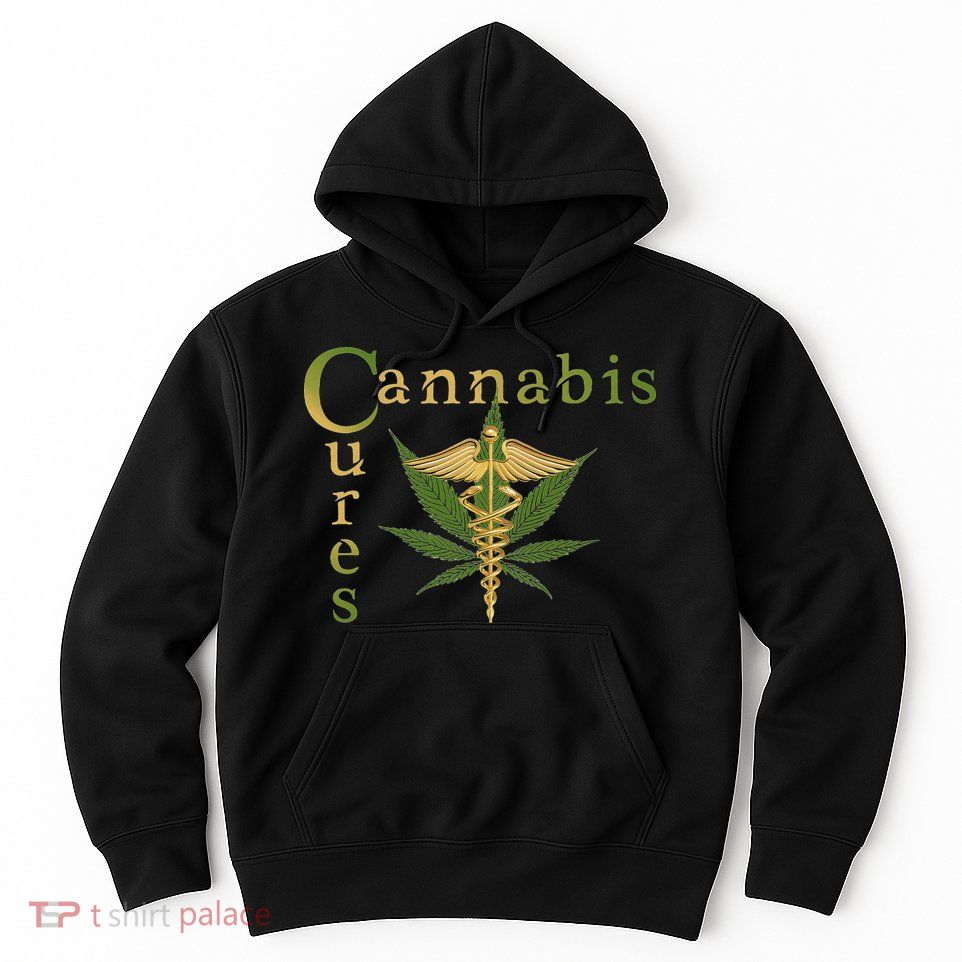 Sour Diesel Cannabis Cures Medical Smoke Weed Support Hoodie