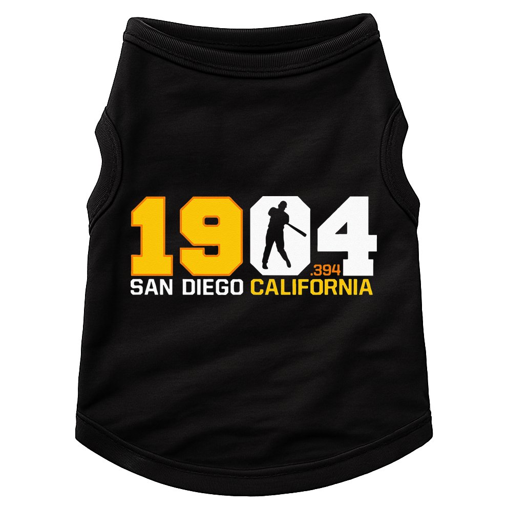 San Diego California Throwback 1904 Baseball Statue .394 Doggie Tank