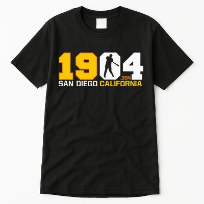 San Diego California Throwback 1904 Baseball Statue .394 Tall T-Shirt