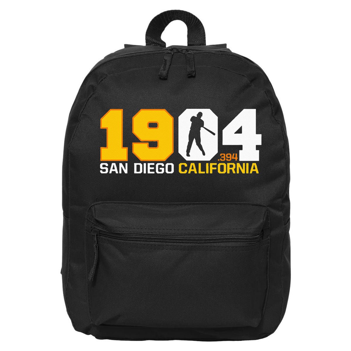 San Diego California Throwback 1904 Baseball Statue .394 16 in Basic Backpack