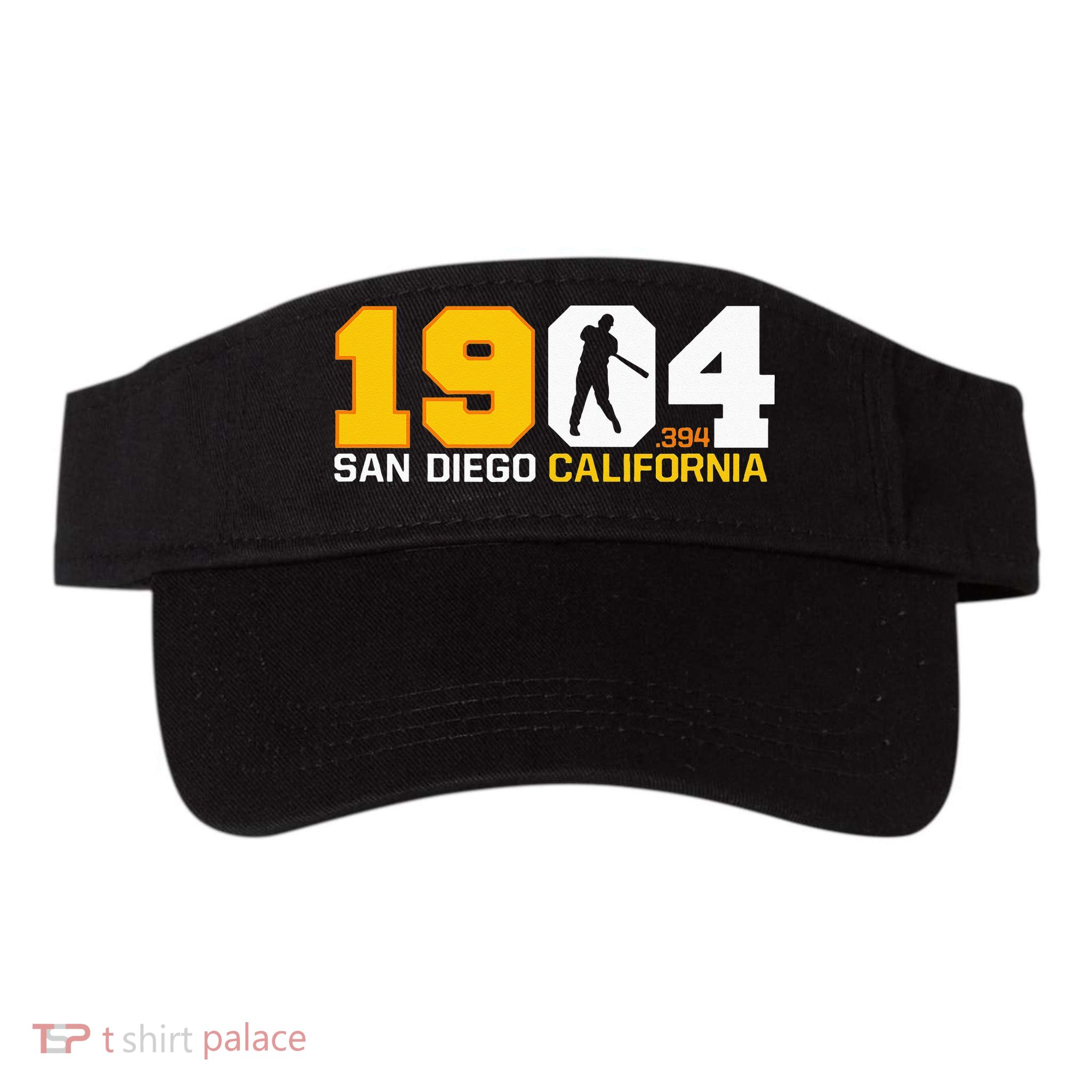 San Diego California Throwback 1904 Baseball Statue .394 Visor