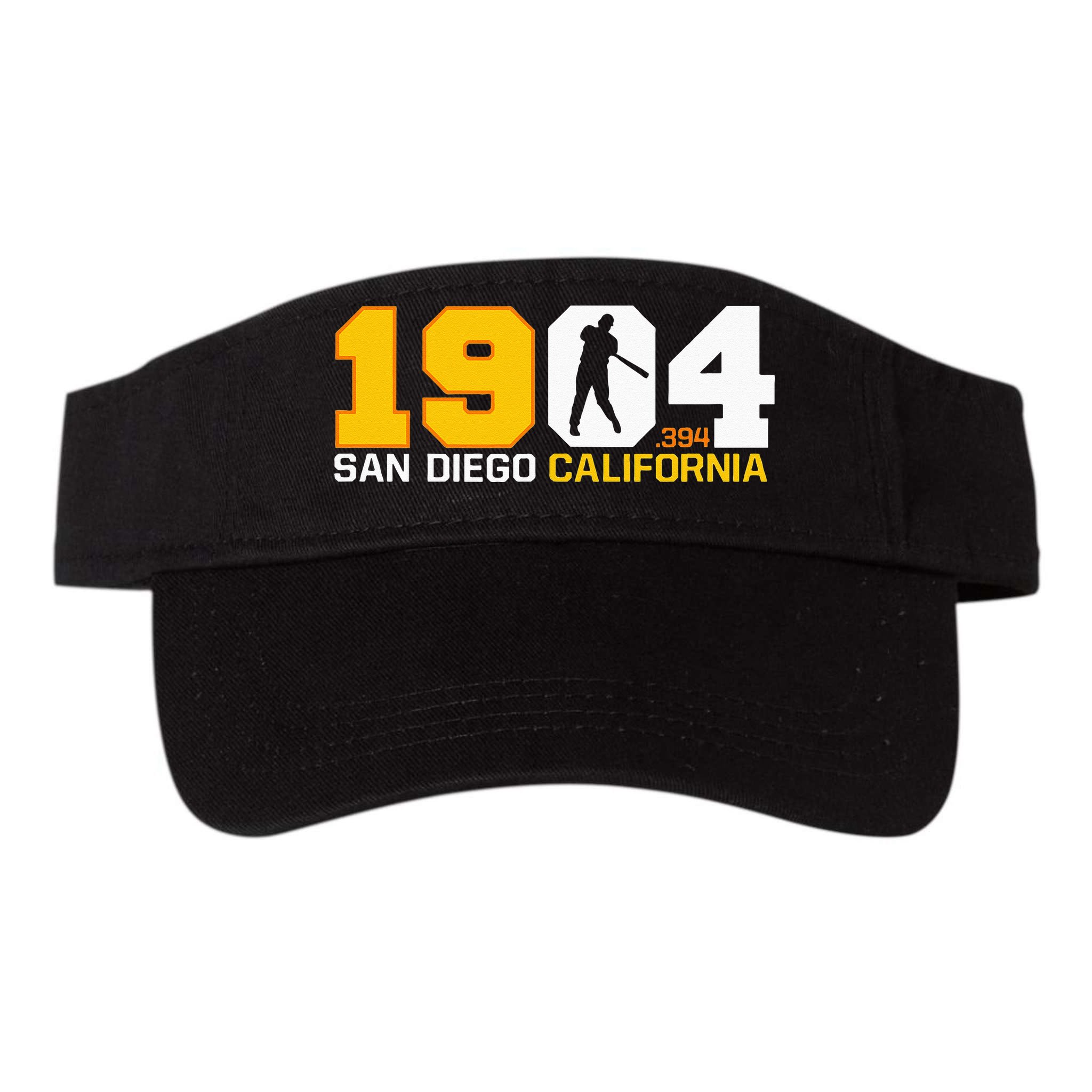 San Diego California Throwback 1904 Baseball Statue .394 Visor