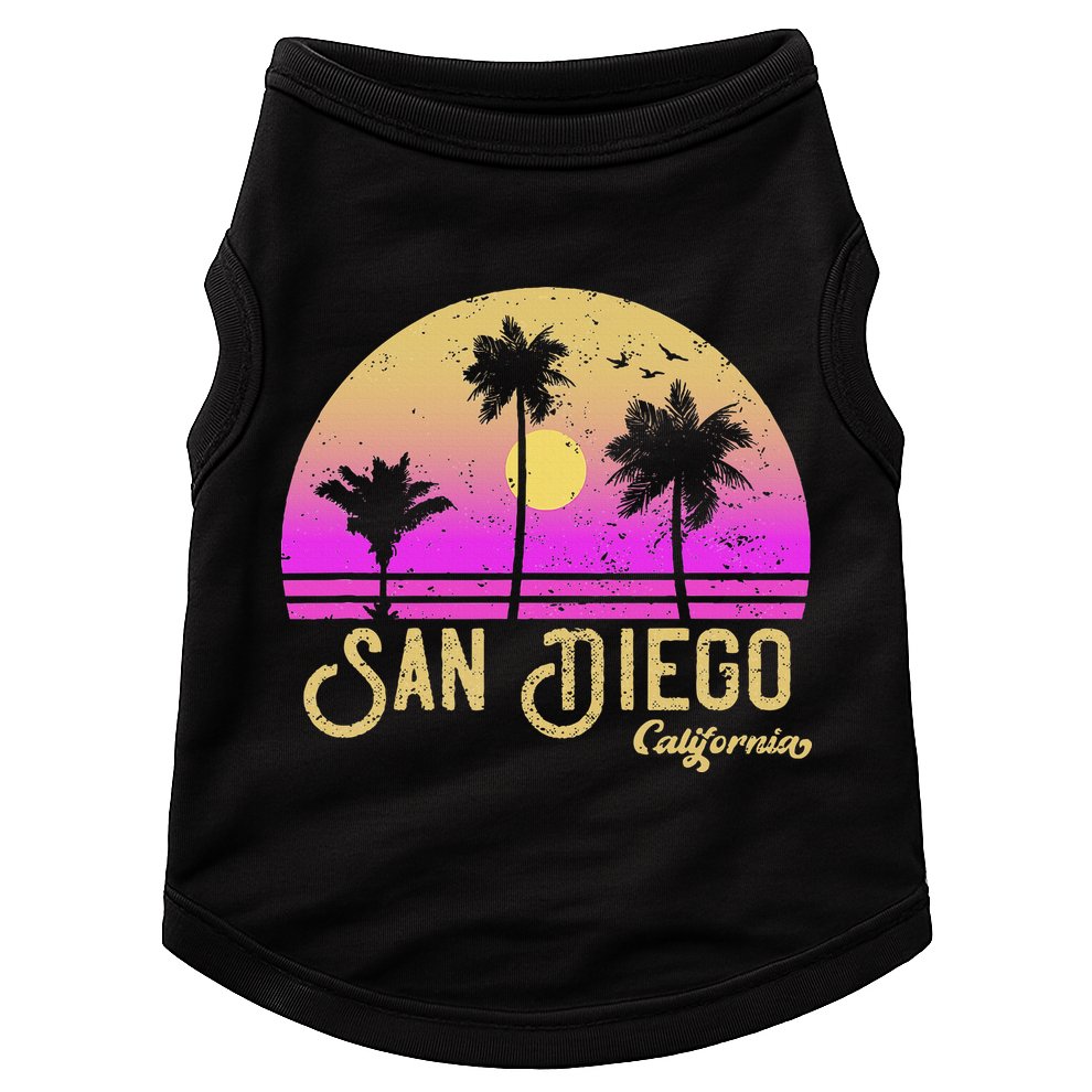 San Diego California Doggie Tank