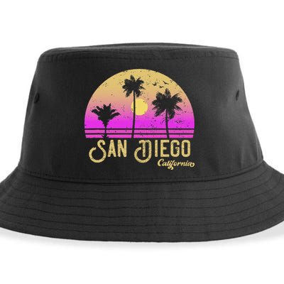 San Diego California Sustainable Bucket Hat