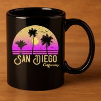 San Diego California 11oz C Handle Ceramic Mug