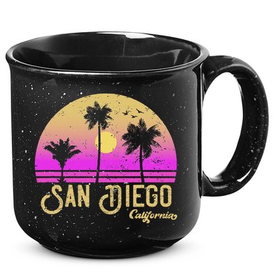 San Diego California 15oz Campfire Ceramic Mug