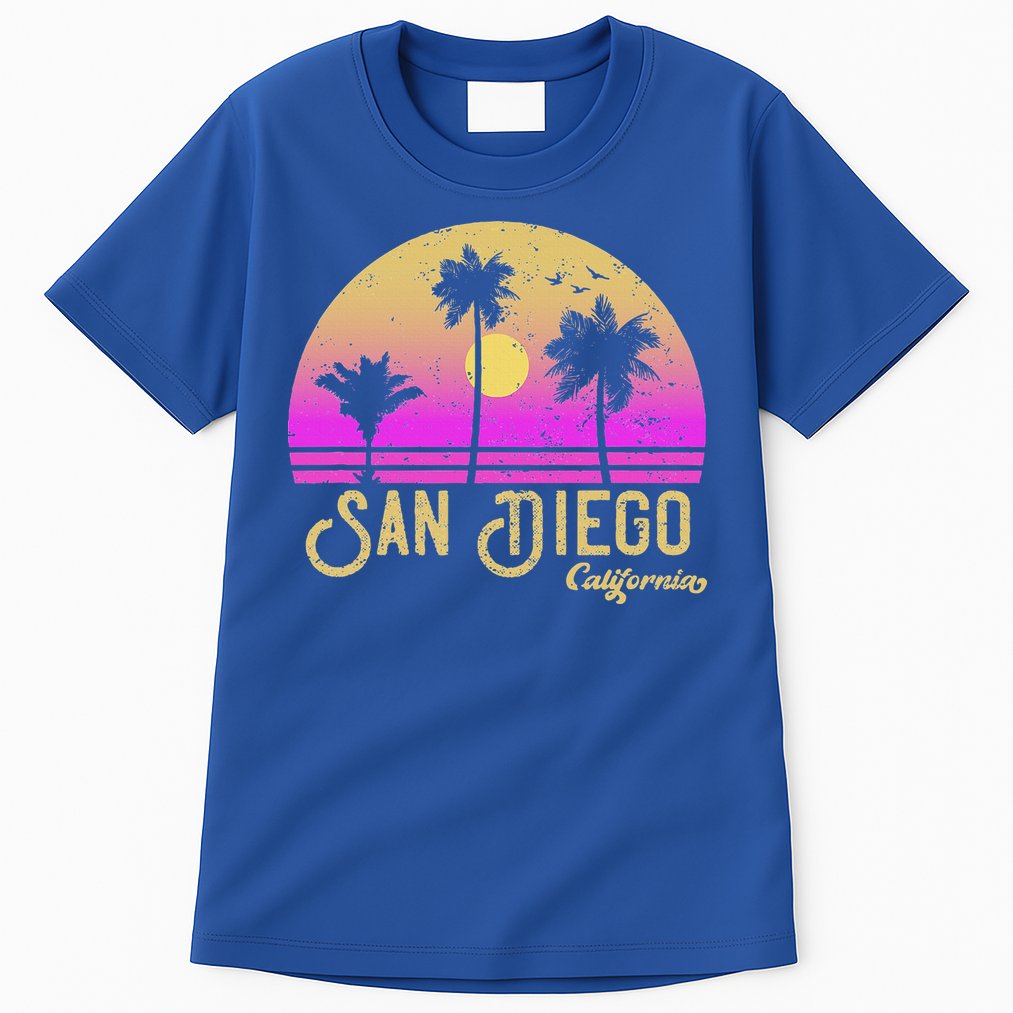 San Diego California Tall T-Shirt