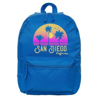 San Diego California 16 in Basic Backpack