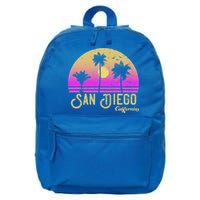 San Diego California 16 in Basic Backpack