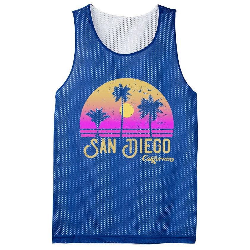 San Diego California Mesh Reversible Basketball Jersey Tank