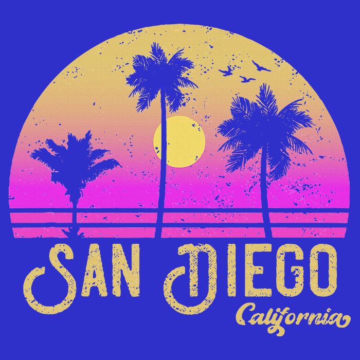 San Diego California Poster