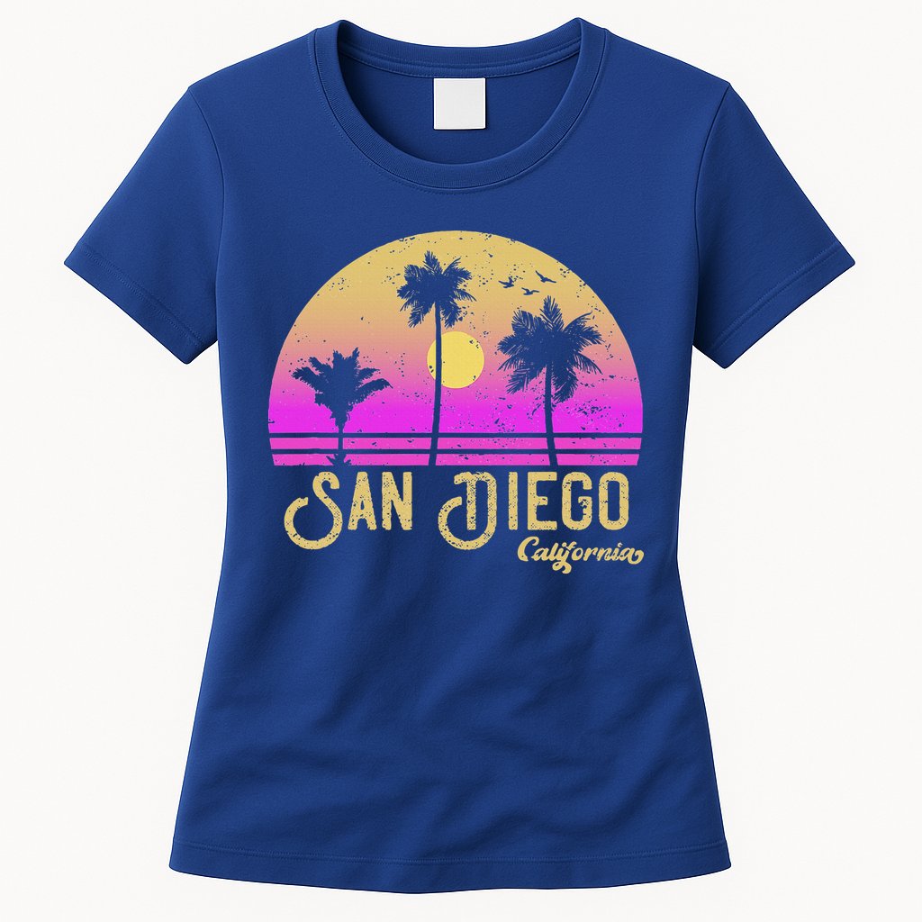 San Diego California Womens T-Shirt
