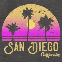 San Diego California Vector Backpack