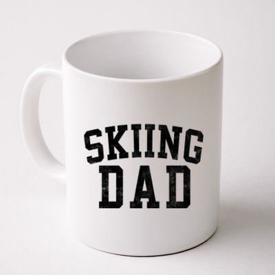 Skiing Dad Classic Bold Font FatherS Day Daddy Coffee Mug