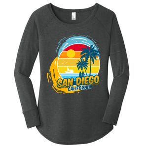 San Diego California Women's Perfect Tri Tunic Long Sleeve Shirt