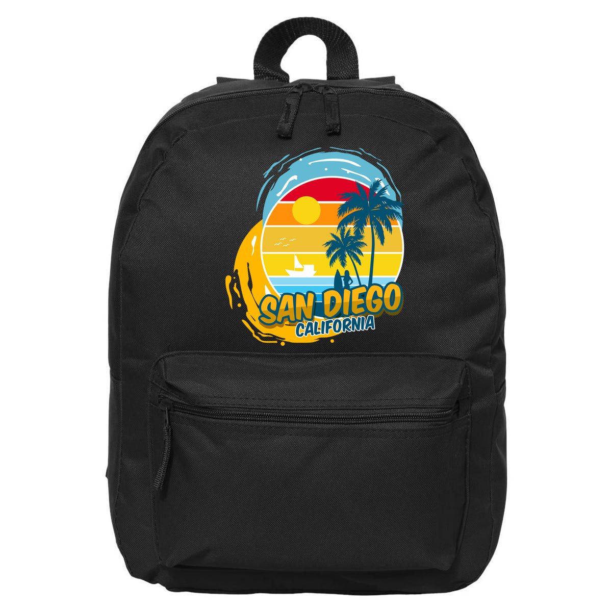 San Diego California 16 in Basic Backpack