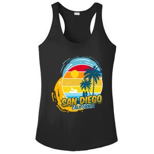 San Diego California Ladies PosiCharge Competitor Racerback Tank