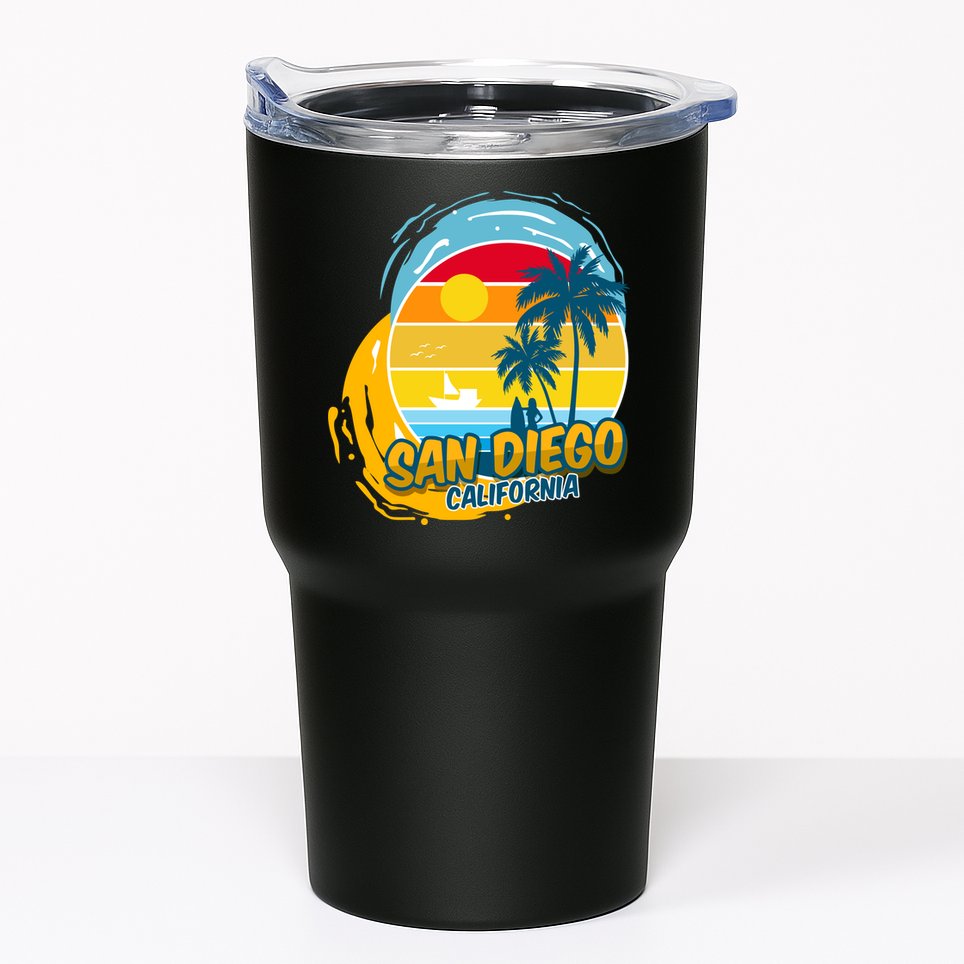 San Diego California Tumbler