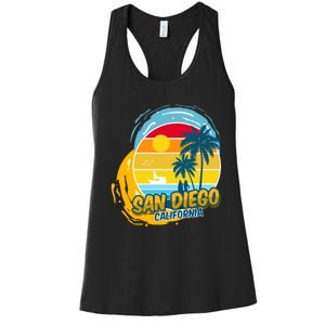 San Diego California Women's Racerback Tank