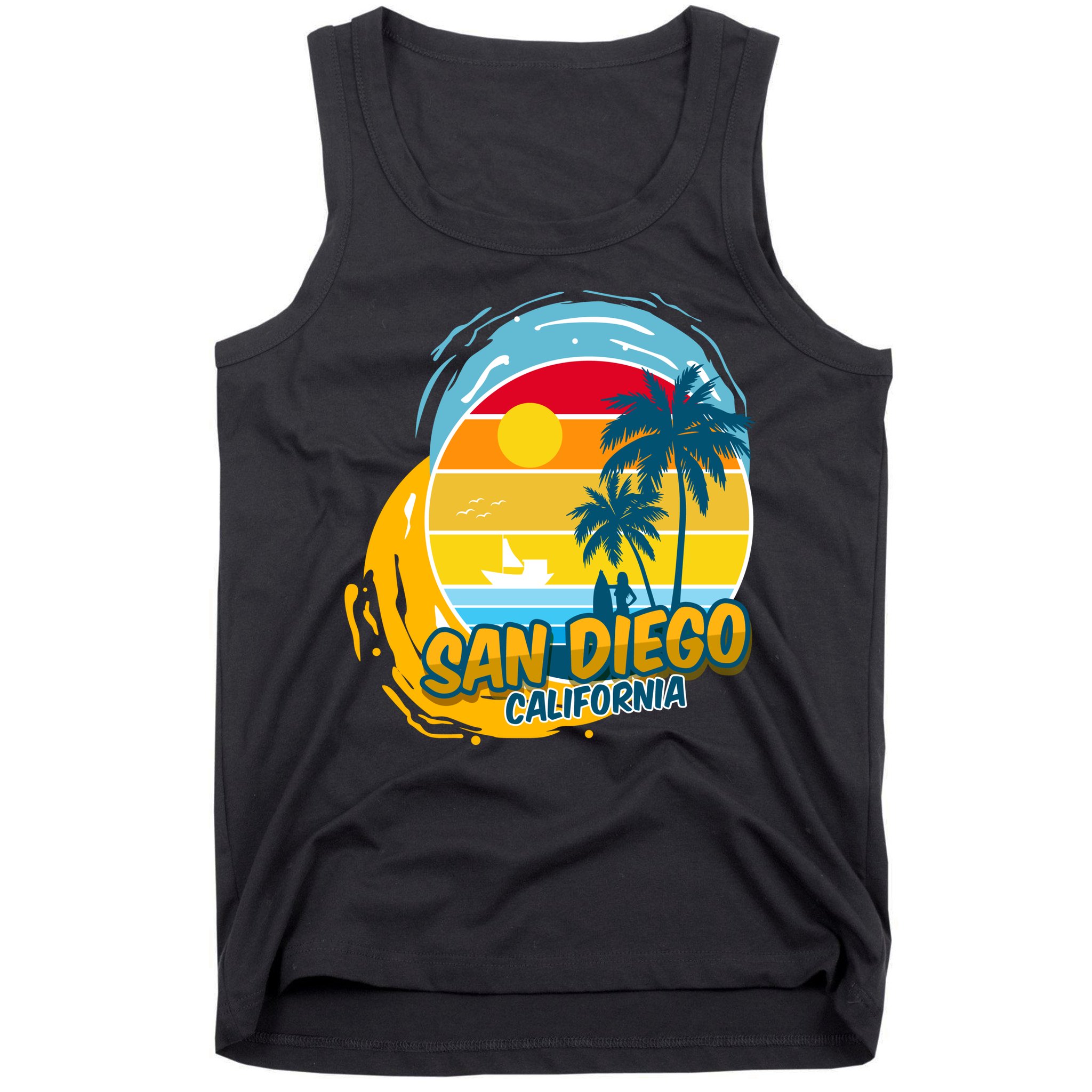 San Diego California Tank Top