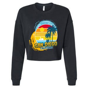 San Diego California Cropped Pullover Crew