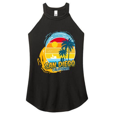 San Diego California Women's Perfect Tri Rocker Tank