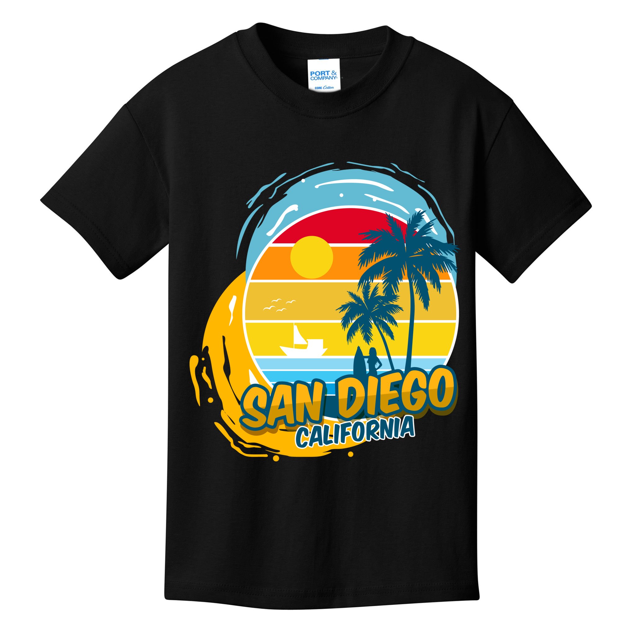 San Diego California Kids T-Shirt