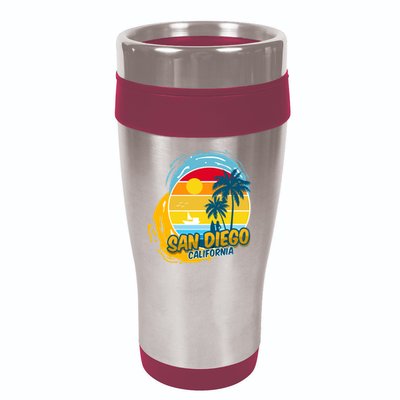 San Diego California 16oz Travel Tumbler
