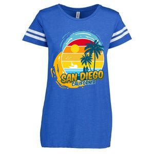 San Diego California Enza Ladies Jersey Football T-Shirt