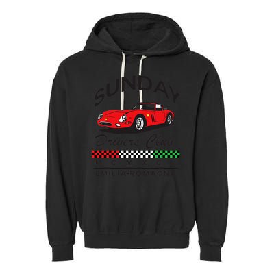 Sunday Drivers Club Emilia Romagna Modena Italy Classic Garment-Dyed Fleece Hoodie