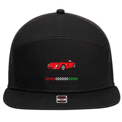 Sunday Drivers Club Emilia Romagna Modena Italy Classic 7 Panel Mesh Trucker Snapback Hat