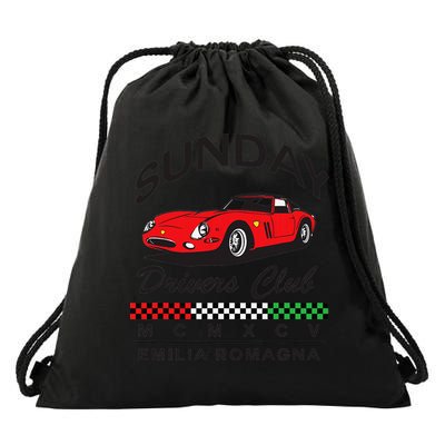 Sunday Drivers Club Emilia Romagna Modena Italy Classic Drawstring Bag