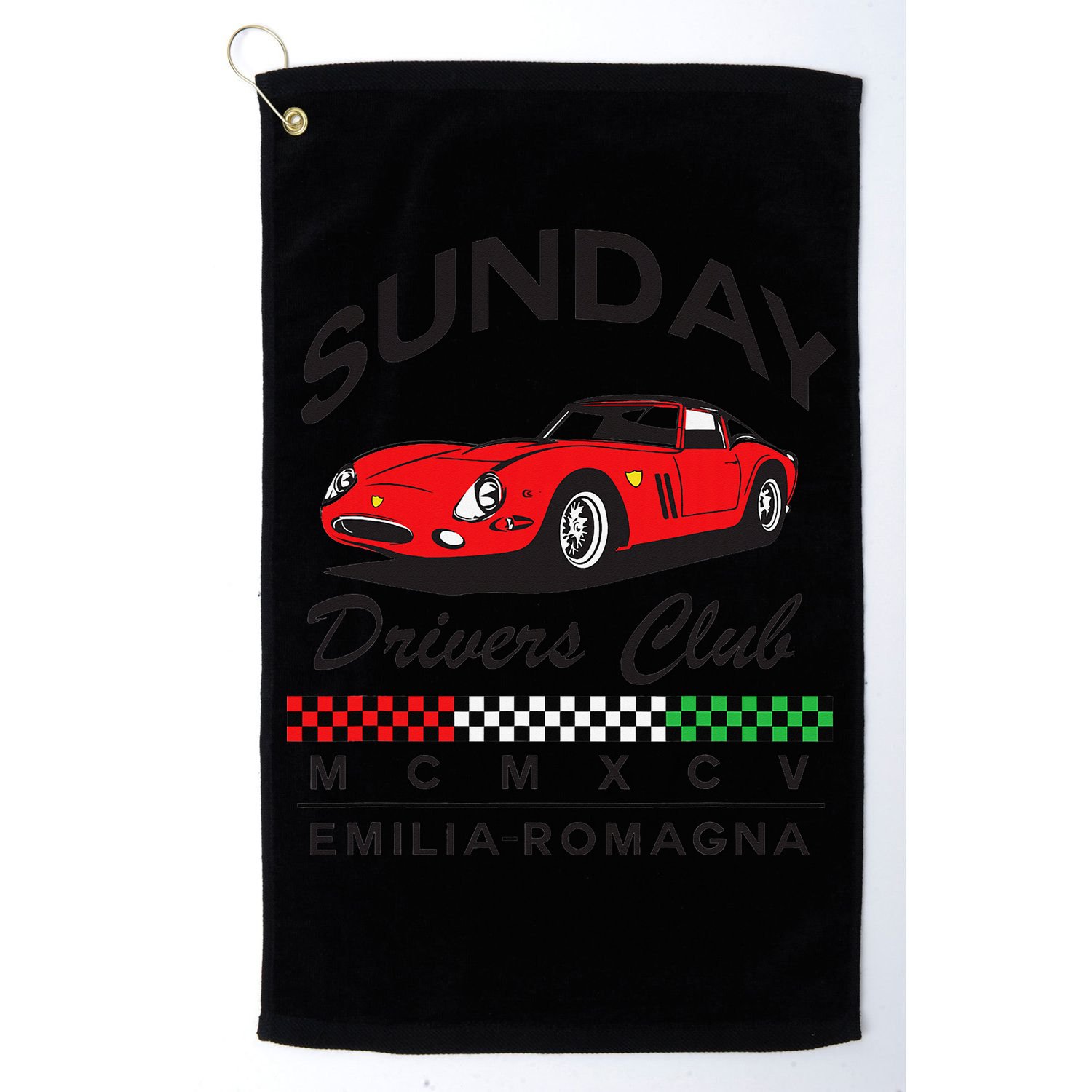 Sunday Drivers Club Emilia Romagna Modena Italy Classic Golf Towel