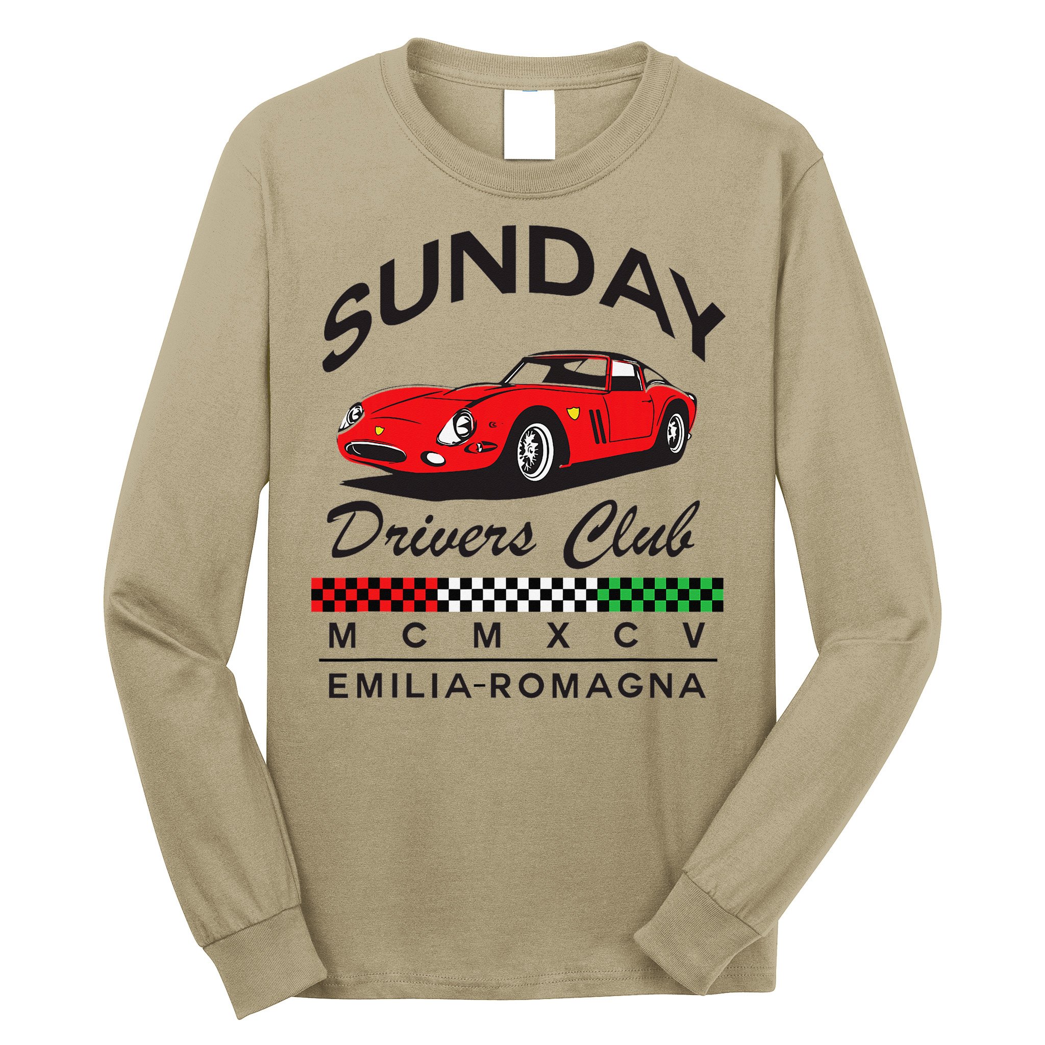 Sunday Drivers Club Emilia Romagna Modena Italy Classic Long Sleeve Shirt