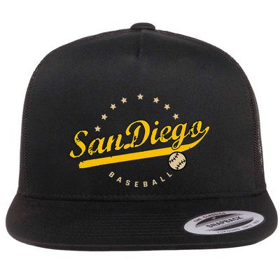 San Diego City Baseball Vintage Varsity Flatbill Hat