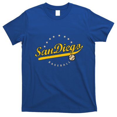 San Diego City Baseball Vintage Varsity T-Shirt