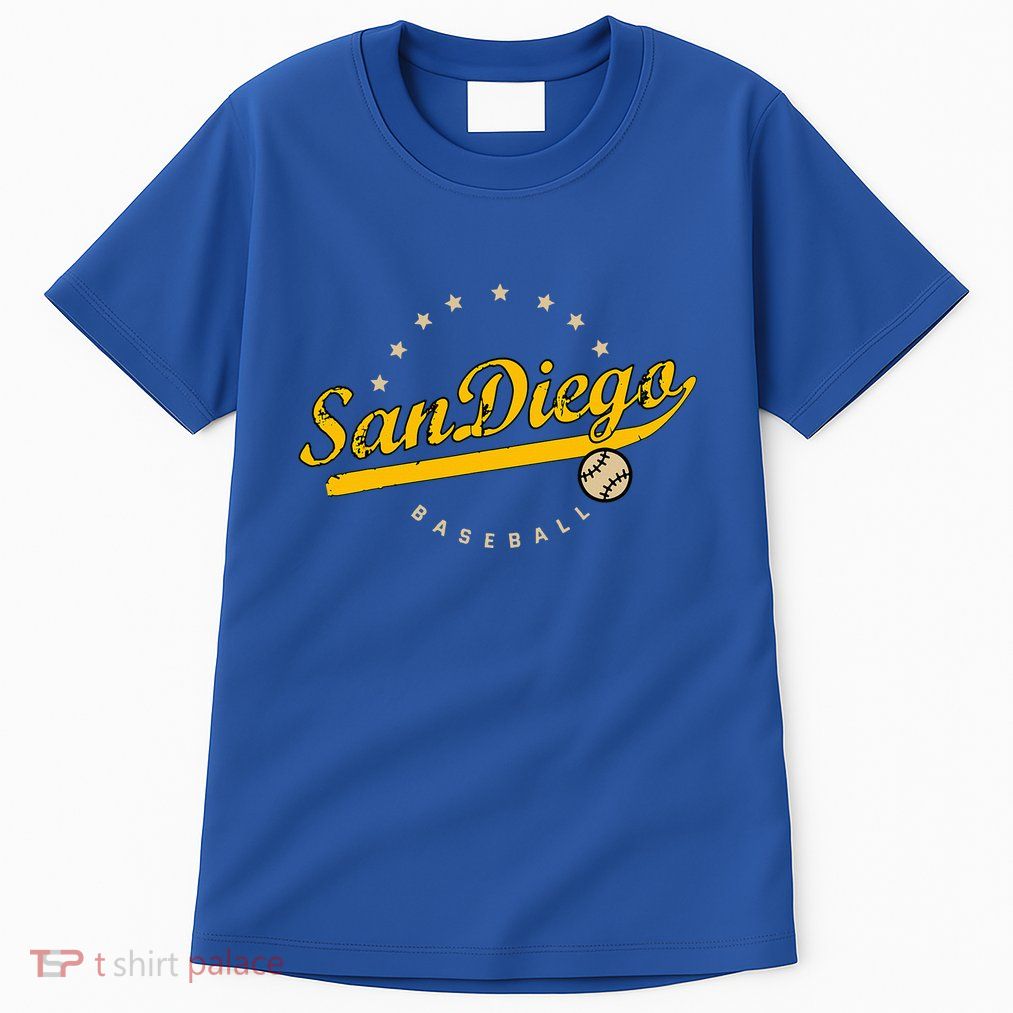San Diego City Baseball Vintage Varsity Tall T-Shirt