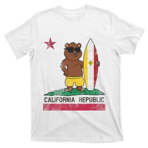 San Diego California Surfer Bear Surfing Men Women Kids Teen T-Shirt