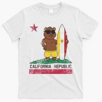 San Diego California Surfer Bear Surfing Men Women Kids Teen T-Shirt