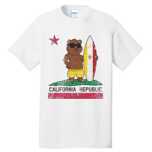 San Diego California Surfer Bear Surfing Men Women Kids Teen Tall T-Shirt