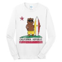 San Diego California Surfer Bear Surfing Men Women Kids Teen Tall Long Sleeve T-Shirt