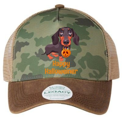 Spooky Dachshund Costume for a Howling Halloween Legacy Tie Dye Trucker Hat