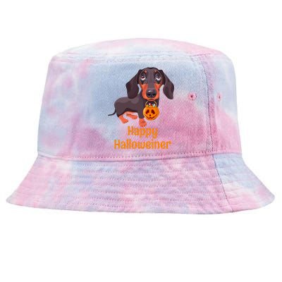 Spooky Dachshund Costume for a Howling Halloween Tie-Dyed Bucket Hat