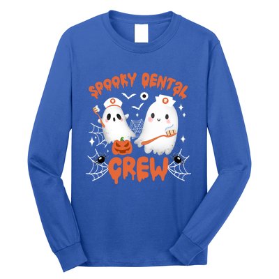 Spooky Dental Crew Dentist Squad Halloween Dentistry Team Funny Gift Long Sleeve Shirt