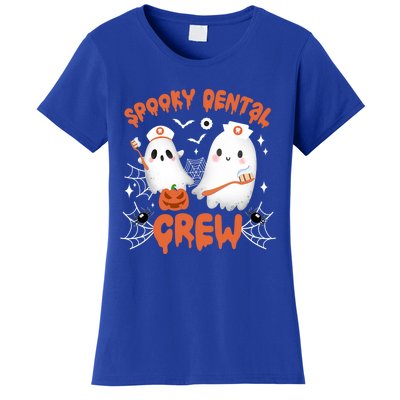 Spooky Dental Crew Dentist Squad Halloween Dentistry Team Funny Gift Women's T-Shirt