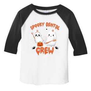 Spooky Dental Crew Dentist Squad Halloween Dentistry Team Funny Gift Toddler Fine Jersey T-Shirt